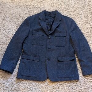 Banana Republic Charcoal Textured Blazer